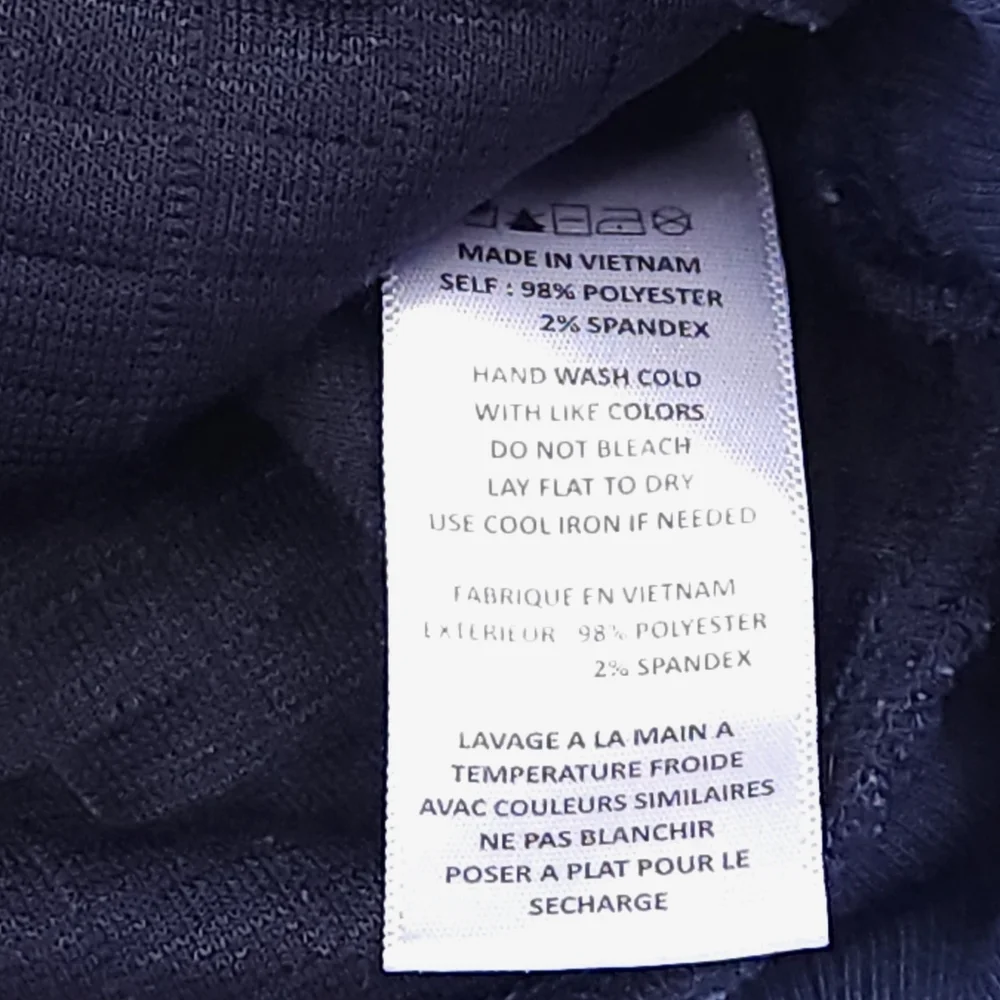 Women's Paper Crane Navy Blue Crop Top Size Small - Picture 3 of 3